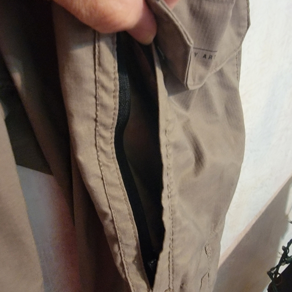 H&M Tan Cargo Pants Military Style, Zippered Pockets, Sz XL - Picture 6 of 14